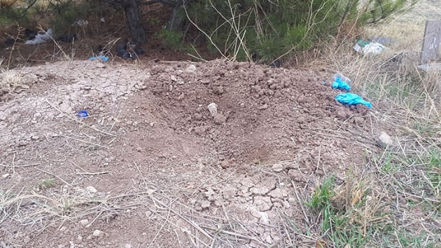 Ankara'da 5 aylk bir bebek mezara gmlm ekilde bulundu