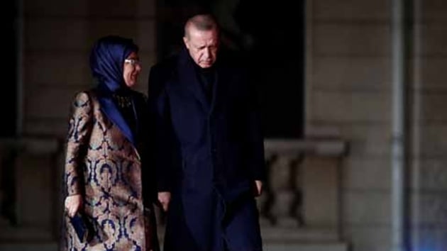 Cumhurbakan Erdoan, Picasso Bleu et Rose Mzesindeki yemee katld