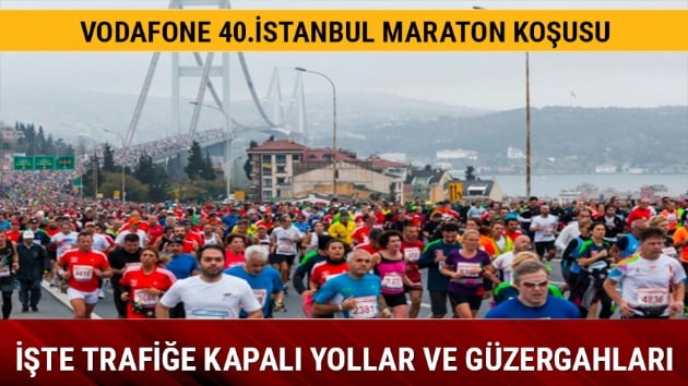 Vodafone 40. stanbul Maraton kousu sona erdi