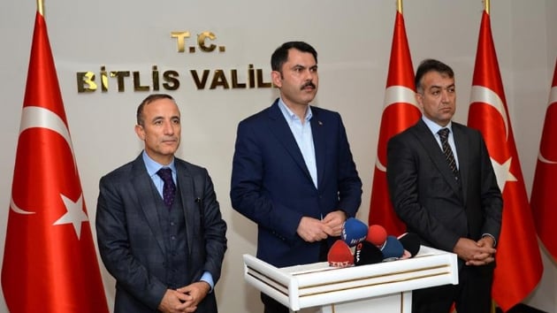 evre ve ehircilik Bakan Kurum: Bitlis dzenli ime suyu ve kanalizasyon altyapsna kavuacak