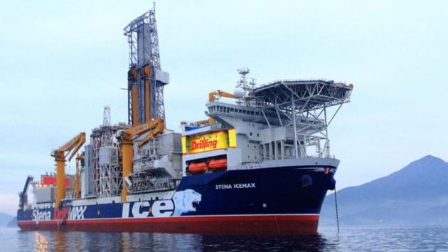 Exxonmobil'in sondaj gemisi Rum ynetimi iin blgede