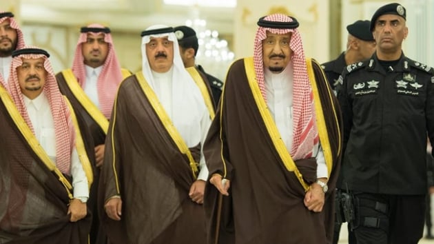 Suudi Arabistan Kral Selman, Prens Miteb bin Abdullah ile grt