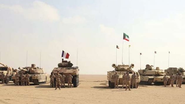 Kuveyt ve Fransa'nn ortak askeri tatbikat dn balad
