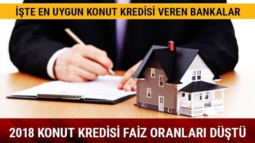 Bankalar�n konut kredisi faiz oranlar� ka� indirim var m� Kredi faiz oranlar� son dakika ne kadar d���� oldu