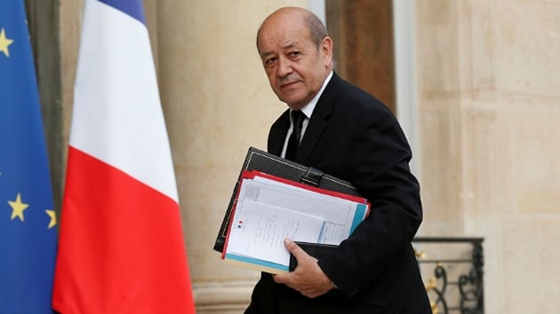 Fransa Dileri Bakan Le Drian'n aklamalar 'yanl  anlalm' 