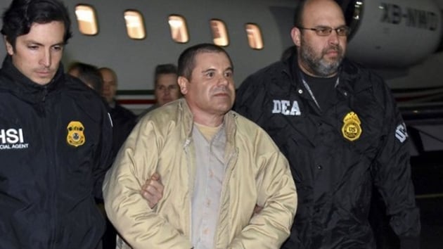 Uyuturucu rgt eleba 'El Chapo'nun davas New York'ta balad