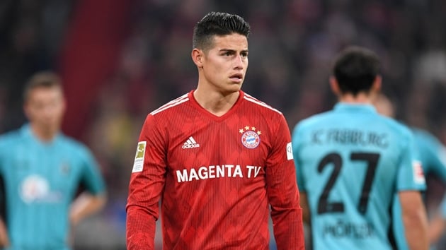 Bayern Mnih'te sakatlar kervanna James Rodrigues de katld