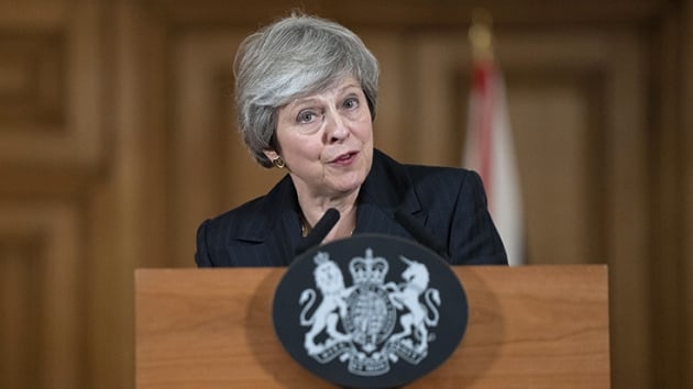 Theresa May: Mart aynda Avrupa Birlii'nden ayrlyoruz