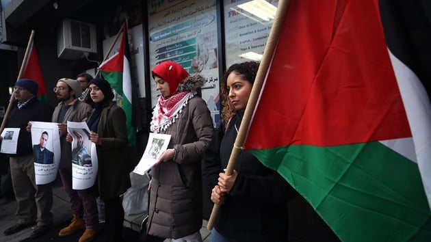 New York'ta Gazze protestosu dzenlendi