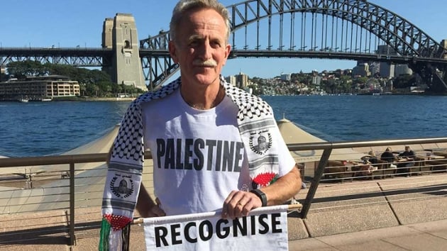 Avustralyal aktivist Filistin iin 727 kilometre yryecek