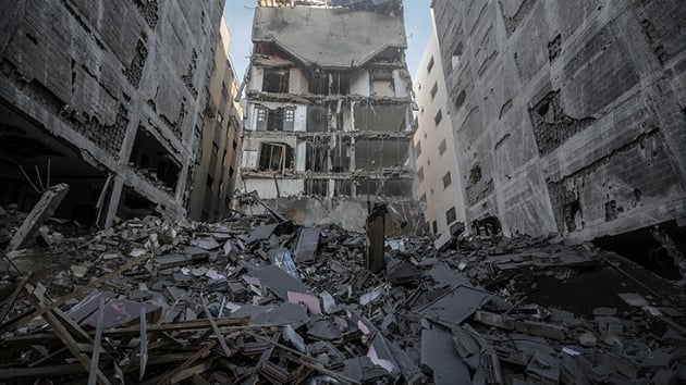 galci srail'in Gazze'ye dzenledii hava saldrlarnda bin 252 yap zarar grd