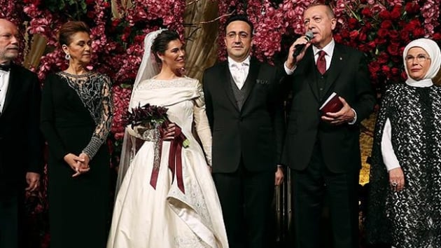 Cumhurbakan Erdoan, THY Ynetim Kurulu ve cra Komitesi Bakan Ayc'nn nikah ahidi oldu