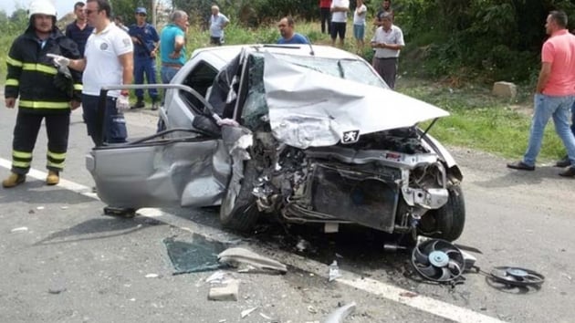 Tekirda'da trafik kazas: 1 l 3 yaral  
