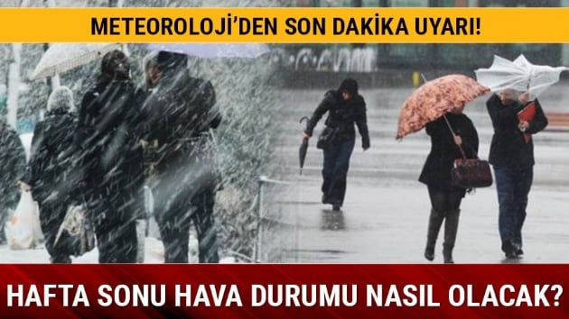 Meteoroloji'den yurt genelinde ya uyars