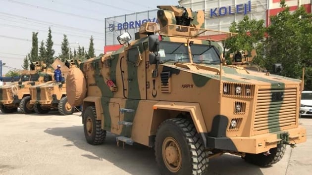 Gvenlik glerinin zrhl kara arac envanteri yeni aralarla takviye edildi