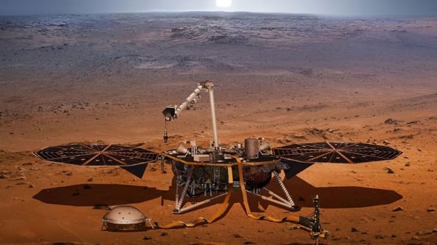 NASA'nn sismik inceleme arac Mars'a indi