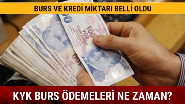 KYK burs kredi cretleri ne kadar?