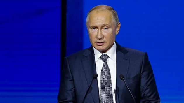 Putin: (Ukrayna ile Karadeniz gerilimi) Poroenko'nun seilmesi iin yaplm bir provokasyon