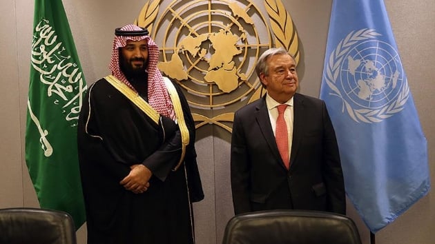 BM Genel Sekreteri Guterres: Suudi Veliaht Prens ile grmeye hazrm