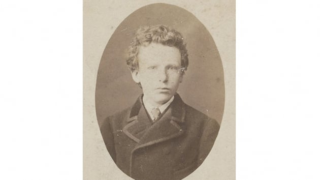 Ressam Vincent Van Gogh'un en eski resmi olarak bilinen portre, kardeine ait kt