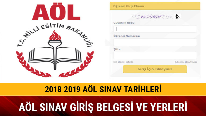 A�L s�nav giri� belgesi ve yerleri yay�nda m�