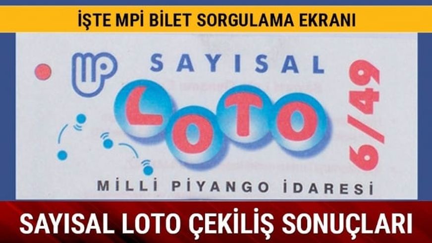 Say�sal Loto �ekili� sonu�lar� 1 Aral�k