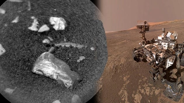 Mars'ta parlak bir cisim bulundu