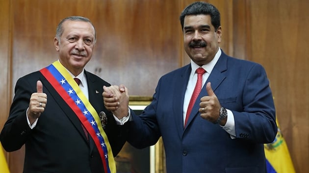Venezuela Devlet Bakan Maduro: Trkiye, olaanst gemiiyle insanlk tarihine katk salayan bir lke