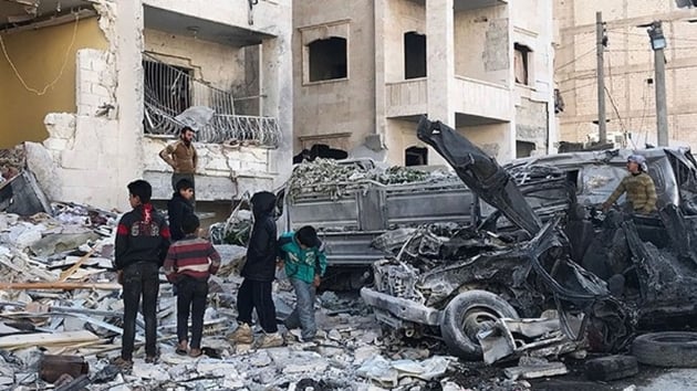 Suriye'de 554 'yaam merkezi' bombaland  