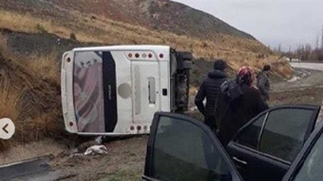 Ankara'da cenaze dn kaza: 17 yaral  