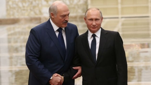 Putin ve Lukaenko canl yaynda doal gaz pazarl yapt