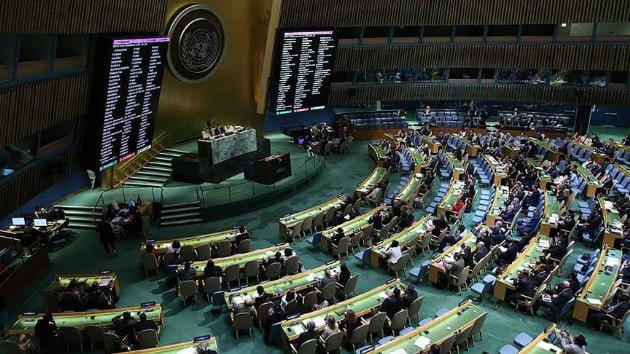 BM Genel Kurulu, ABD'nin Hamas tasarsn reddetti