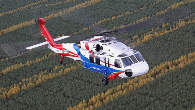 Jandarma Genel Komutanl envanterine iki adet S-70i model genel maksat helikopteri katld