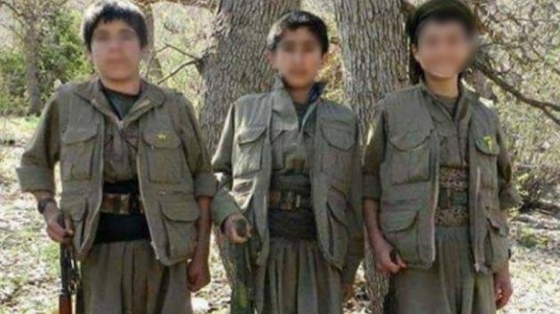Terr rgt PKK, Sincar'da ocuklar silah altna alyor