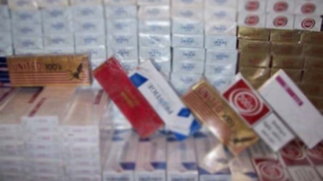Mardinde 4 bin 220 paket kaak sigara ele geirildi 