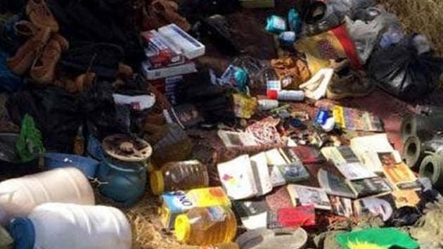 Mu'ta terr rgt PKK'ya ait yaam malzemesi ele geirildi