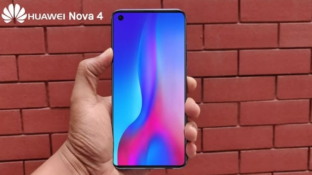 Huawei Nova 4 ekrana gml kamera ile geliyor