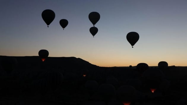 Kapadokyada balon turlar yine iptal edildi