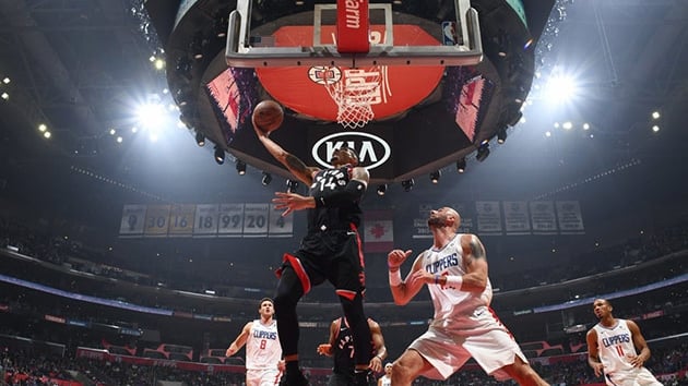 Toronto Raptors, Clippers' deplasmanda devirdi