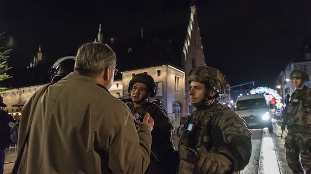 Fransz polisi Strasburg'da operasyon balatt