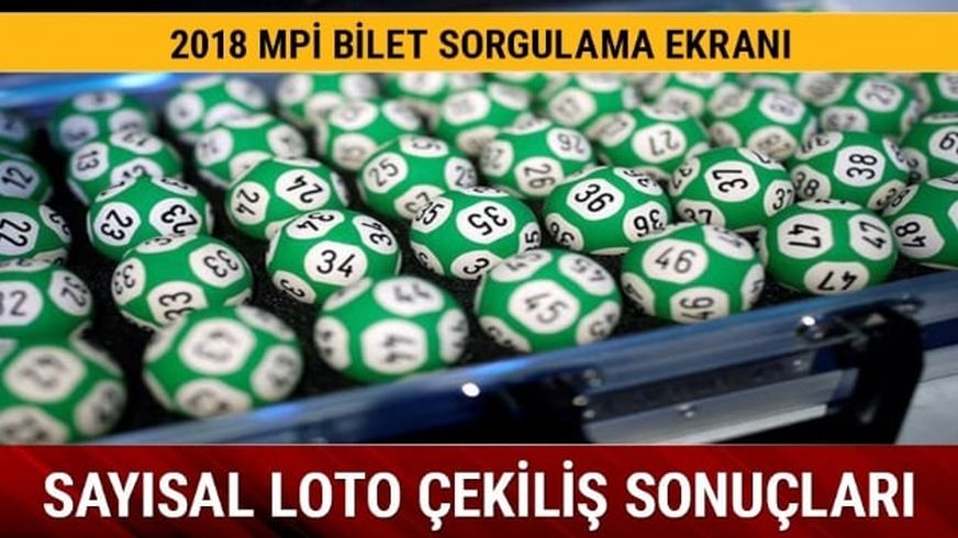 Say�sal Loto �ekili� sonu�lar� 12 Aral�k 2018