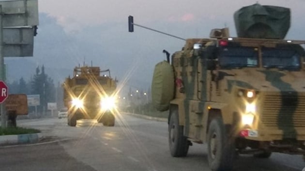 Askeri aralar Kilis'e ulat