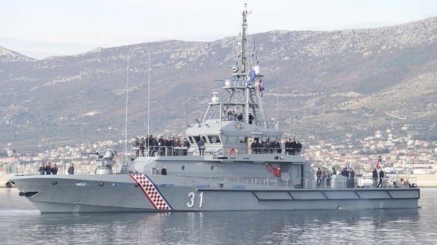 Hrvat devriye gemisi ASELSANn Muhafz ile donatld