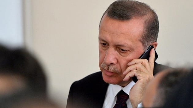 Cumhurbakan Erdoan, rdn Kral 2. Abdullah ile telefonda grt
