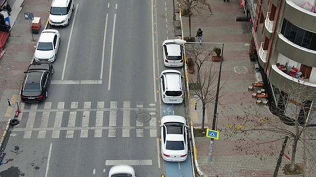stanbul'da bisiklet yollar igal altnda 