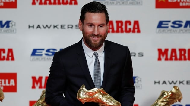 'Altn Ayakkab' dl Messi'nin