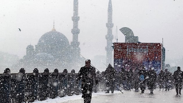 Meteorolojiden Marmara Blgesi iin kar uyars yapld