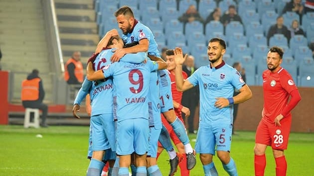 Trabzonspor, kupada frtna gibi esti!