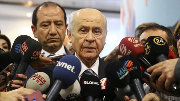 MHP Genel Bakan Baheli: Orada MHP'den biri konuma yapsayd, 'otur yerine ge' derdim