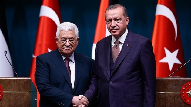 Cumhurbakan Erdoan, Abbas ile telefonda grt